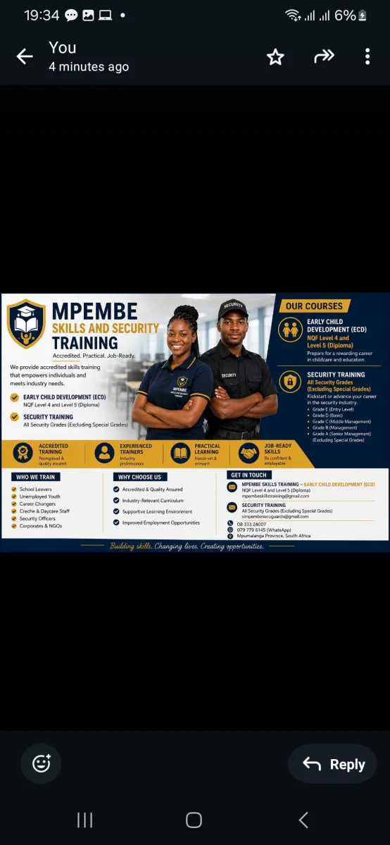 Skills development and patrolling training